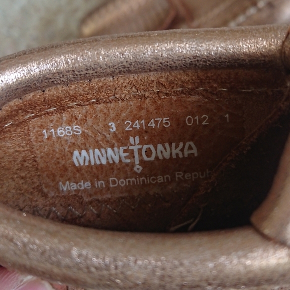 Minnetonka Infant Alex Moccasins size Infant 3 - Picture 6 of 10